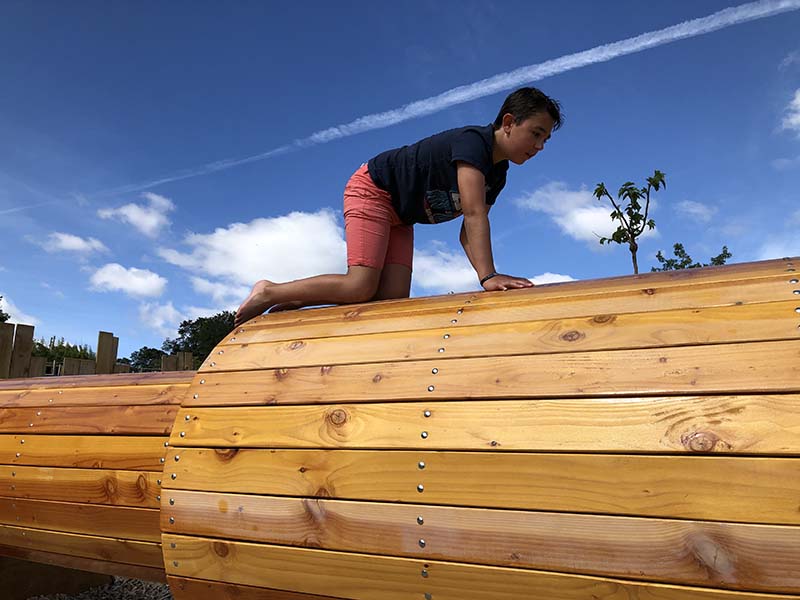 Le roll n' roll au Parc de loisirs en Bretagne, l’Aven Parc