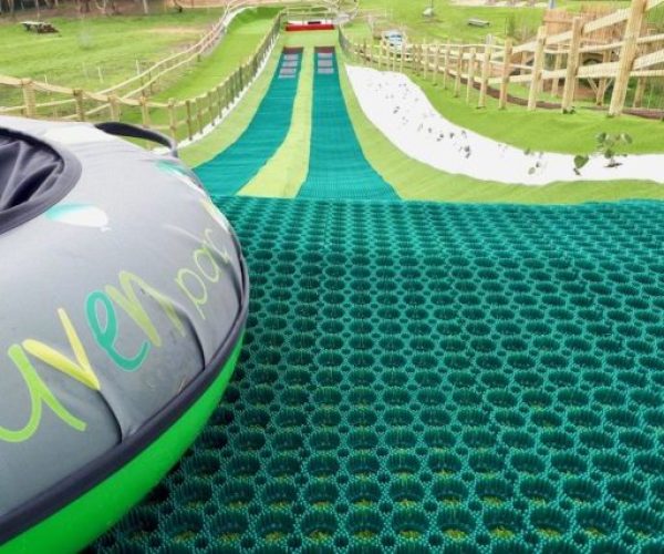 Le tubing, à L’Aven Parc, Parc de loisirs nature dans le Finistère à Pont-Aven