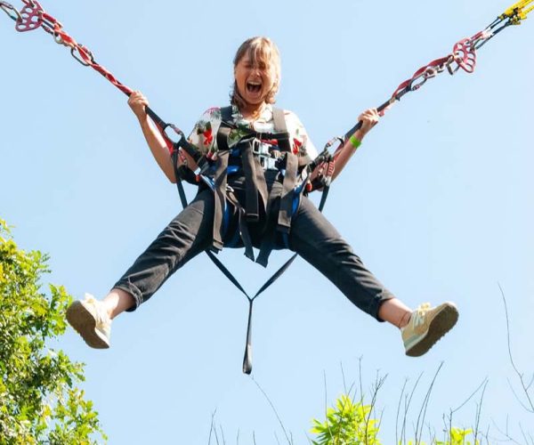 Le Benji éjection, attraction à sensation en Bretagne, à l'Aven Parc