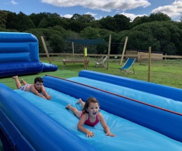 La zone aquatique à l'Aven Parc, Parc à sensations dans le Finistère