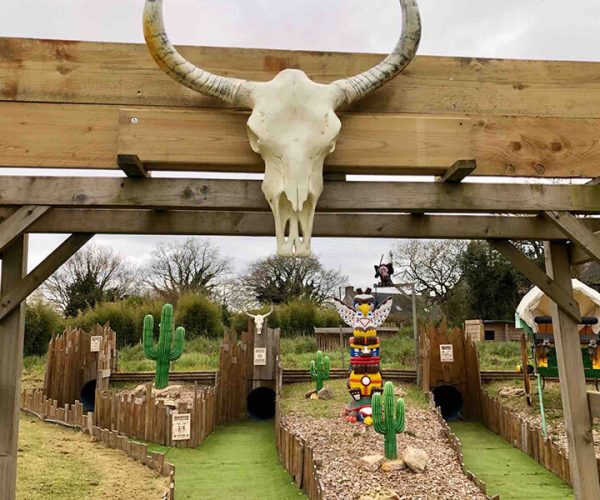 La mine d'or, à l'Aven Parc, parc de loisirs dans le Finistère